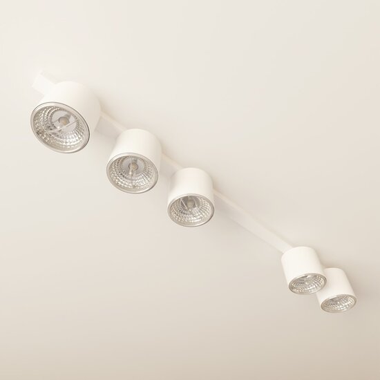 Emibig Emibig NANO 5 WHITE - Lámpara de techo minimalista para cualquier espacio