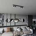 Emibig Emibig FLASH 4 BLACK - Minimalist ceiling lamp for modern interiors
