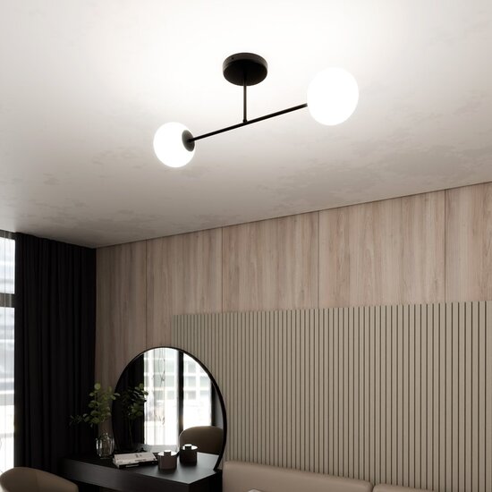 Emibig Emibig ROMA 2 BL OPAL - Modern ceiling lamp for any space