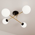 Emibig Emibig MAGNUM 4 BL OPAL - Glamorous Ceiling Lamp for a Luxurious Atmosphere