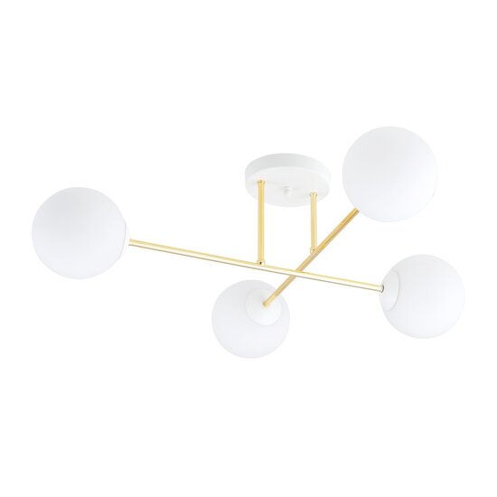 Emibig Emibig MAGNUM 4 WH OPAL - Elegant ceiling lamp for any space