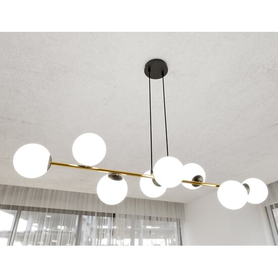 Emibig Emibig Gravity 8 BL Opal Hanglamp - Glamour voor elke ruimte