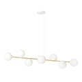 Emibig Emibig GRAVITY 8 WH GOLD - Beleuchten Sie Ihren Raum mit Glamour