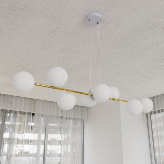 Emibig Emibig GRAVITY 8 WH GOLD - Illuminate your space with glamour