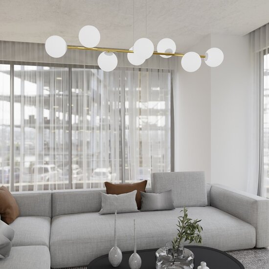 Emibig Emibig Gravity 8 WH Gold Pendant Lamp - Glamour for Every Space