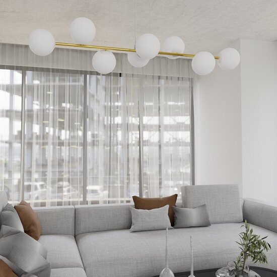 Emibig Suspension Emibig Gravity 8 WH Gold - Glamour pour chaque espace