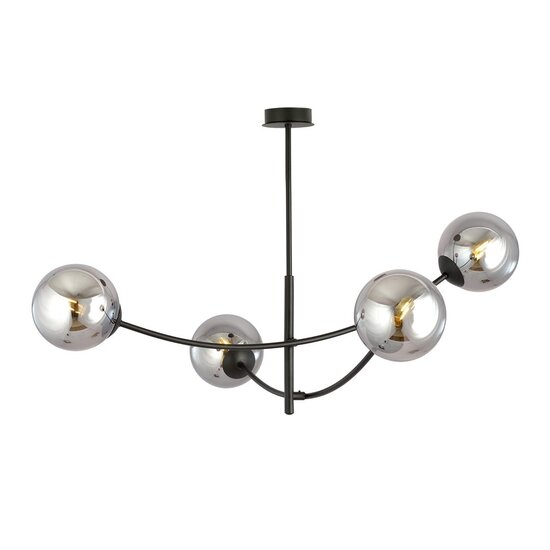 Emibig Emibig HUNTER 4 BLACK/GRAFIT - Lámpara de techo moderna para cualquier espacio