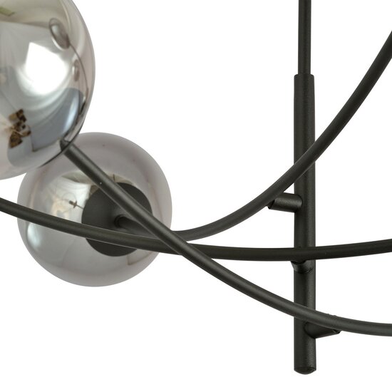 Emibig Emibig HUNTER 4 BLACK/GRAFIT - Lámpara de techo moderna para cualquier espacio