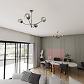 Emibig Emibig HUNTER 4 BLACK/GRAFIT - Modern ceiling lamp for stylish interiors