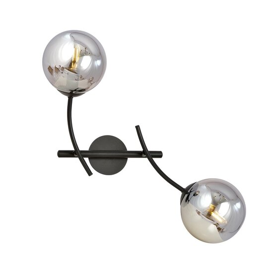 Emibig Emibig HUNTER K2 BLACK/GRAFIT - Lámpara de pared moderna para una iluminación elegante