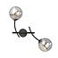 Emibig Emibig HUNTER K2 BLACK/GRAFIT - Modern wall lamp for a stylish look