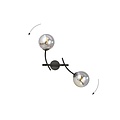 Emibig Emibig HUNTER K2 BLACK/GRAFIT - Lámpara de pared moderna para una iluminación elegante