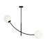 Emibig Emibig HUNTER 2 BLACK/OPAL - Modern ceiling lamp for any space