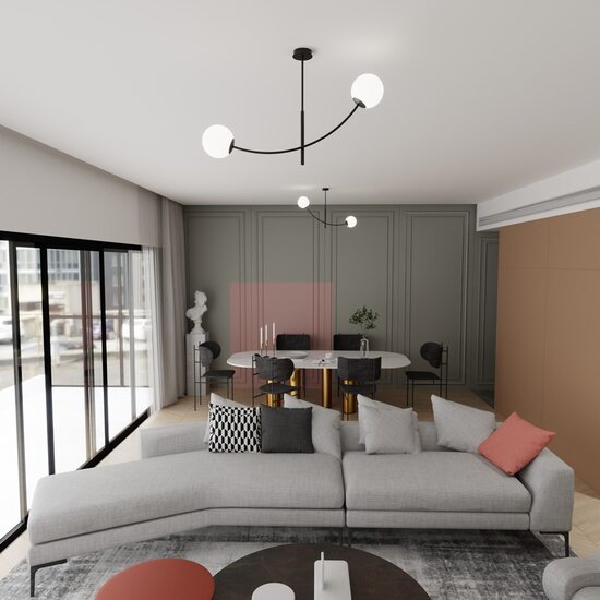 Emibig Emibig HUNTER 2 BLACK/OPAL - Modern ceiling lamp for any space