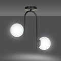 Emibig Emibig KALF 2 BLACK - Scandinavische stijl plafondlamp