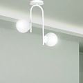 Emibig Emibig KALF 2 WHITE - Scandinavische Hanglamp voor een Strakke Look