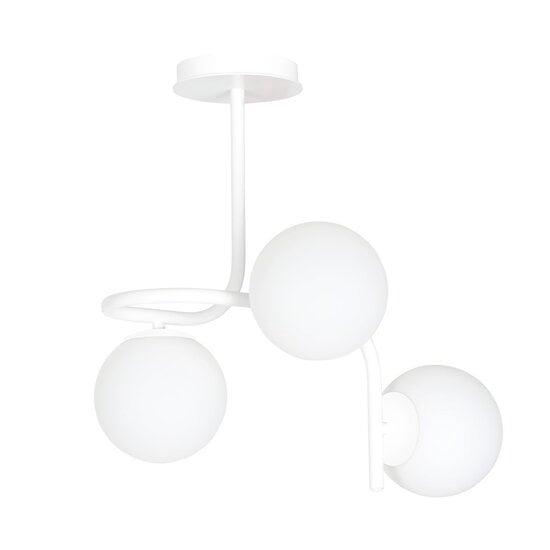 Emibig Emibig KALF 3 WHITE - Lampe de plafond scandinave pour un look moderne