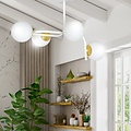 Emibig Emibig RAGNAR 4A Lumière Suspendue Or Blanc - Design Scandinave pour Votre Intérieur