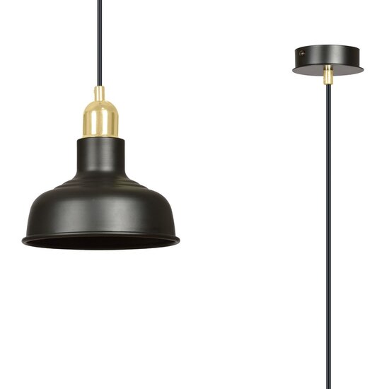 Emibig Emibig IBOR 1 BLACK - Lámpara colgante industrial para un ambiente elegante