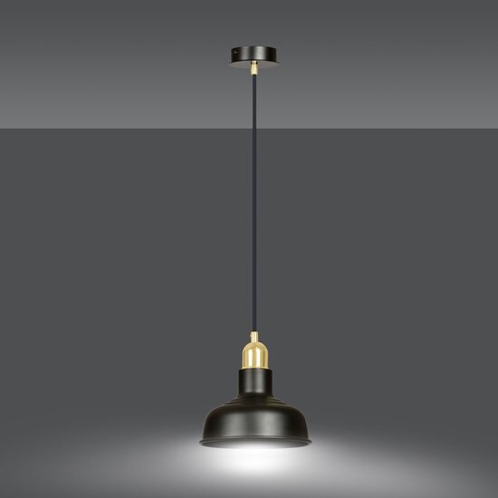 Emibig Emibig IBOR 1 BLACK - Lámpara colgante industrial para un ambiente elegante