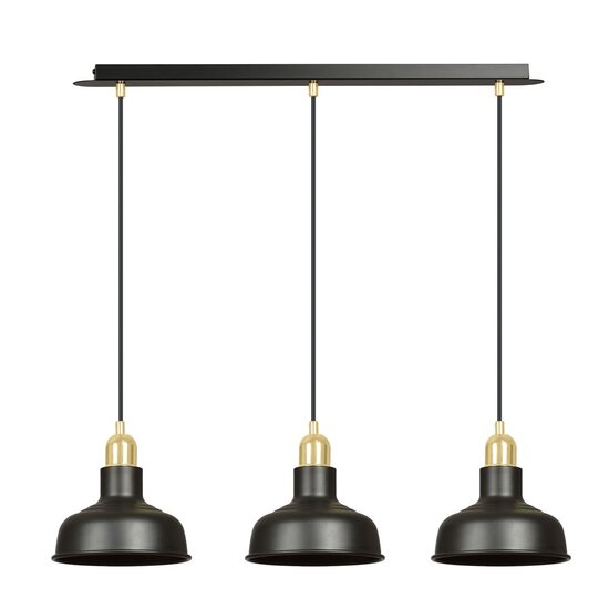 Emibig Emibig IBOR 3 BLACK - Industrial pendant lamp for a modern look