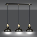 Emibig Emibig IBOR 3 BLACK - Lampe suspendue industrielle pour un look moderne