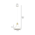 Emibig Emibig IBOR 1 WHITE Hanglamp - Industriële stijl voor elke ruimte