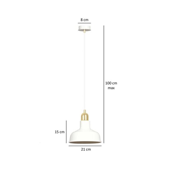 Emibig Emibig IBOR 1 WHITE Suspension - Style industriel pour tous les espaces
