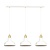 Emibig Emibig IBOR 3 WHITE Hanglamp