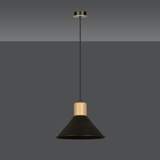 Emibig Emibig ROWEN 1 BLACK - Lampe Suspendue Scandinave pour une Ambiance Moderne