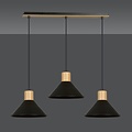 Emibig Emibig ROWEN 3 BLACK - Scandinavische hanglamp voor een moderne uitstraling
