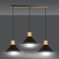 Emibig Emibig ROWEN 3 BLACK - Lampe suspendue scandinave pour un look moderne