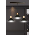 Emibig Emibig ROWEN 3 BLACK - Scandinavische hanglamp voor een moderne uitstraling