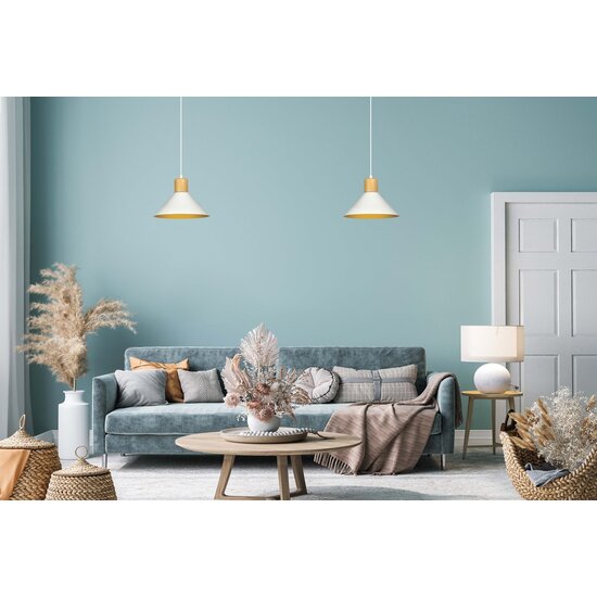 Emibig Emibig ROWEN 1 Witte Hanglamp - Scandinavisch Design voor Elke Ruimte