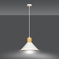 Emibig Emibig ROWEN 1 Lampe Suspendue Blanche - Design Scandinave pour Tous les Espaces