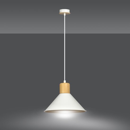 Emibig Emibig ROWEN 1 Lampe Suspendue Blanche - Design Scandinave pour Tous les Espaces