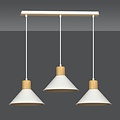 Emibig Emibig ROWEN 3 WHITE - Scandinavian pendant lamp for a modern look