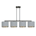 Emibig Emibig HILDE 4 BL GRAY - Lampe Suspendue Minimaliste pour Tous Espaces