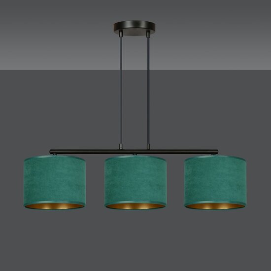 Emibig Emibig HILDE 3 BL GREEN - Lampe Suspendue Minimaliste pour Intérieurs Élégants