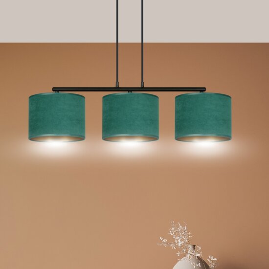 Emibig Emibig HILDE 3 BL GREEN - Lámpara colgante minimalista para un ambiente elegante