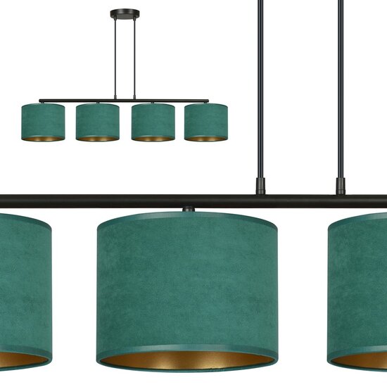 Emibig Emibig HILDE 4 BL GREEN - Minimalistische Hanglamp voor een Stijlvolle Interieur