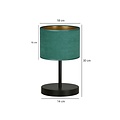 Emibig Emibig HILDE LN1 BL VERDE - Lámpara de mesa minimalista para cualquier espacio