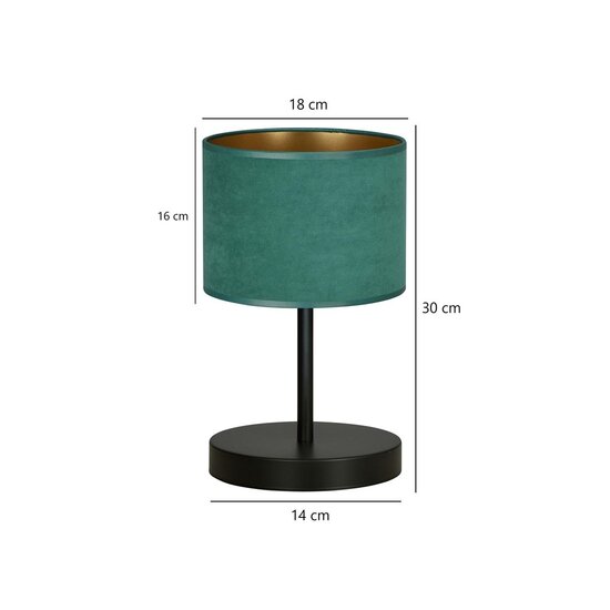 Emibig Emibig HILDE LN1 BL GREEN Lampe de Table - Design minimaliste pour n'importe quel espace