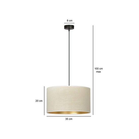 Emibig Emibig HILDE 1 BL WHITE - Minimalist Pendant Lamp for a Sleek Interior