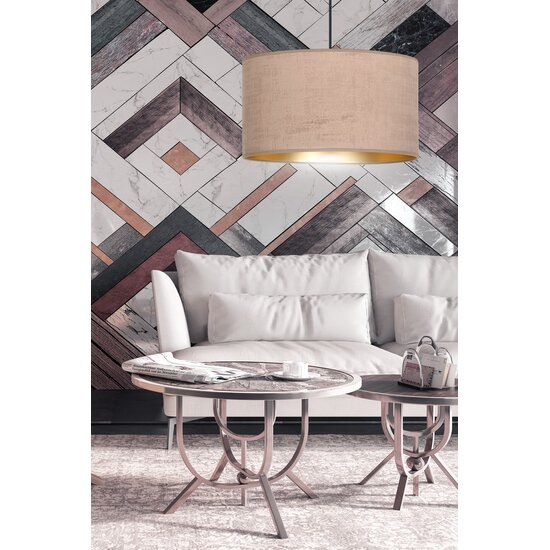 Emibig Emibig HILDE 1 BL ROSE - Minimalistische Hanglamp met Roze Lampshade