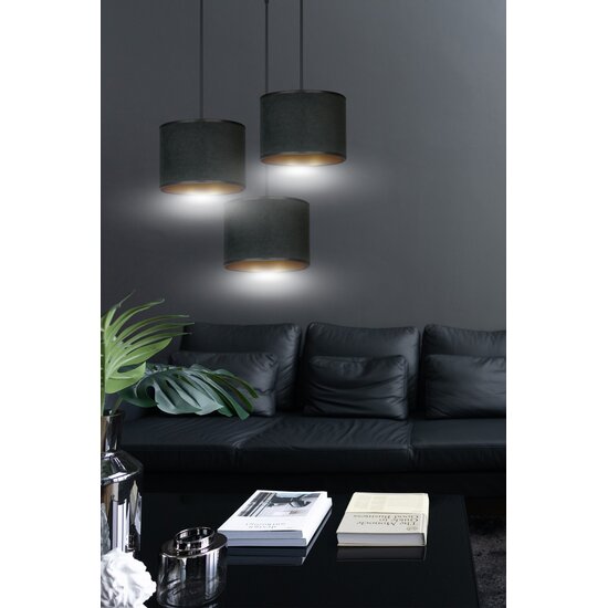 Emibig Emibig HILDE 3 BL PREMIUM BLACK - Minimalistische Hanglamp voor Stijlvolle Interieurs