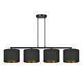 Emibig Emibig HILDE 4 BL BLACK - Minimalistische Hanglamp voor Stijlvolle Interieurs