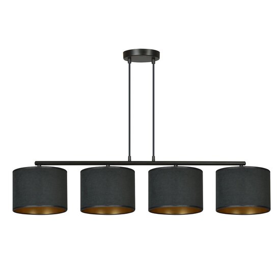 Emibig Emibig HILDE 4 BL BLACK - Minimalistische Hanglamp voor Stijlvolle Interieurs