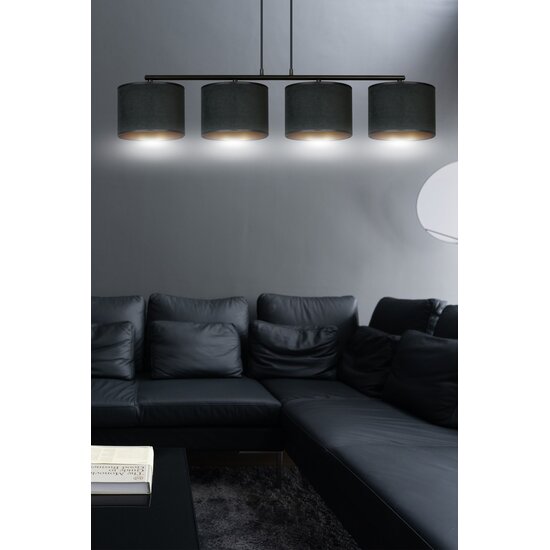 Emibig Emibig HILDE 4 BL BLACK - Minimalist Pendant Lamp for Stylish Interiors