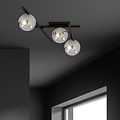 Emibig Emibig SMART 3 BLACK/GRAFIT - Modern ceiling lamp for any space